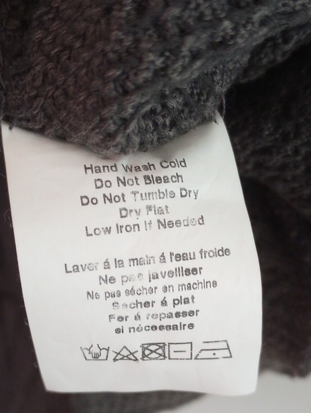 Lush Gray Crisscross V-Neck Long Sleeve Sweater Dress Size S - Picture 4 of 9